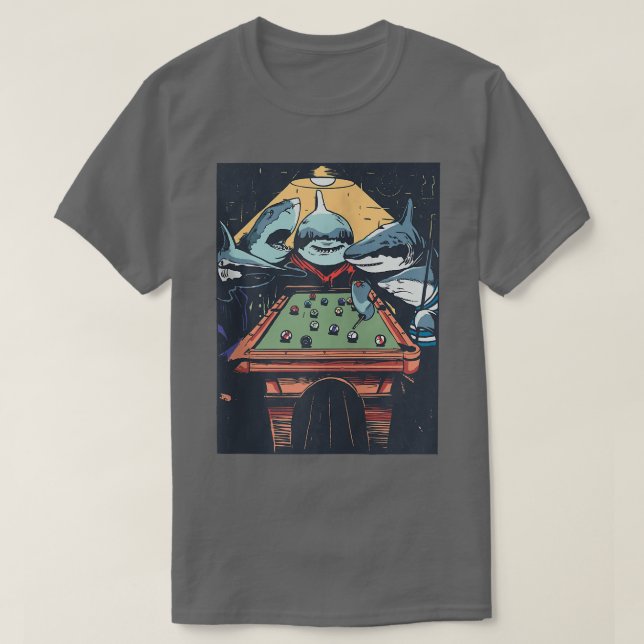 T-shirt Shark Funny TeamFunny Cadeau Zip (Design devant)