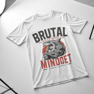 T-shirt Shark Gym Mentalité Brutale | Savage Alpha