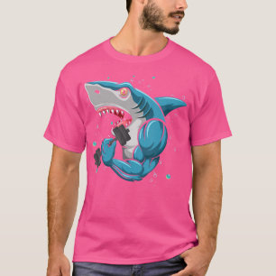 T-shirt Shark Gym Powerlifting Weightlifting Bodybuilding