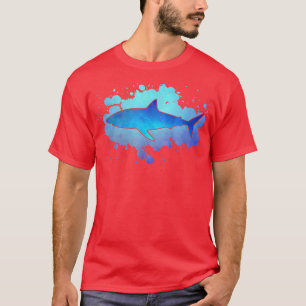 T-shirt Shark Lover Retro Plongée Vintage plongée avec tub