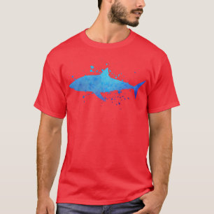 T-shirt Shark Lover Retro Plongée Vintage plongée avec tub