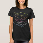 T-shirt Shark Retro Style Vintage<br><div class="desc">Shark Retro Style Vintage</div>