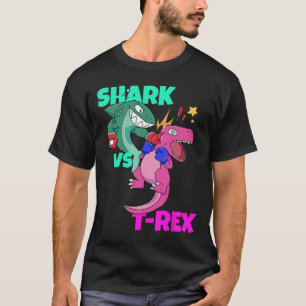 T-shirt Shark Vs Dinosaur T Rex Gants De Boxe Pour Enfants
