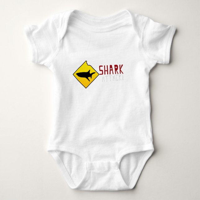 T-shirt sharkattack (Devant)