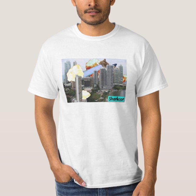 T-SHIRT SHARKCATZILLA (Devant)
