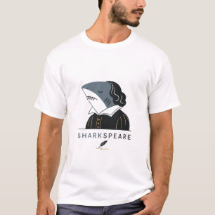 T-shirt Sharkspear Drôle de Shakespeare Requin Punition