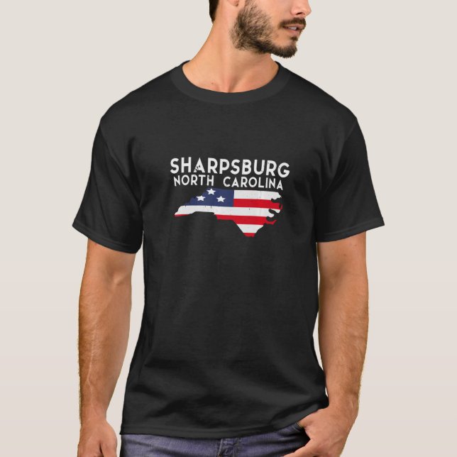 T-shirt Sharpsburg Caroline du Nord États-Unis Amérique Vo (Devant)