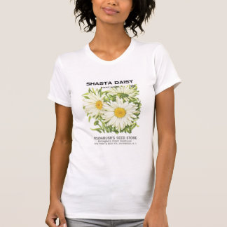 T-shirt Shasta Daisy, Giant White, Roudabush's Seed Store