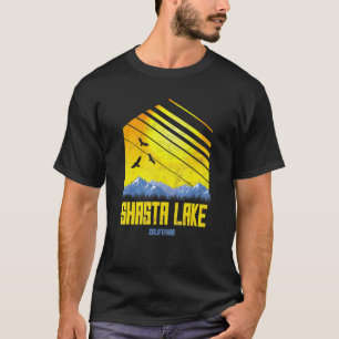 T-shirt Shasta Lake California Mountains Randonnée Camping