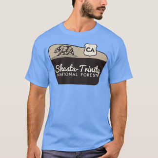 T-shirt Shasta Trinity Forêt nationale Californie Bienvenu