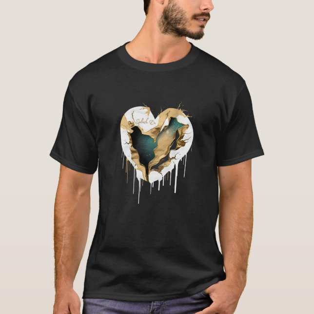 T-shirt Shattered Heart (Devant)