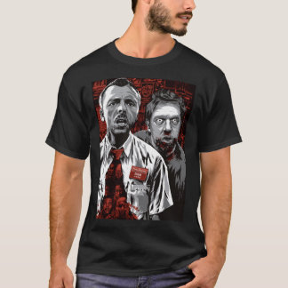 T-shirt Shaun Ofhe Dead ami rétro