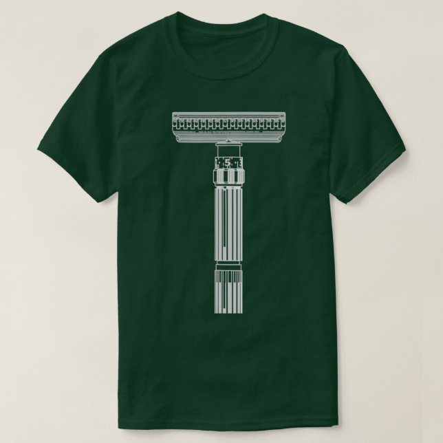 T-shirt Shave Like Your Grandpa Safety Razor (Design devant)