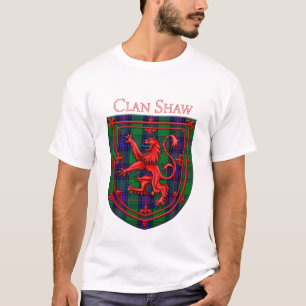 T-shirt Shaw Tartan Scottish Plaid Lion Rampant