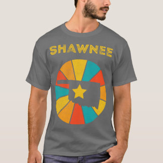 T-shirt Shawnee Oklahoma Vintage Souvenir désorganisé 1