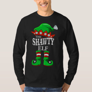 T-shirt Shawty Elf Matching Group Family Christmas Gif