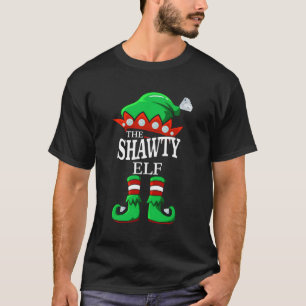 T-shirt Shawty Elf Matching Group Family Christmas Gif
