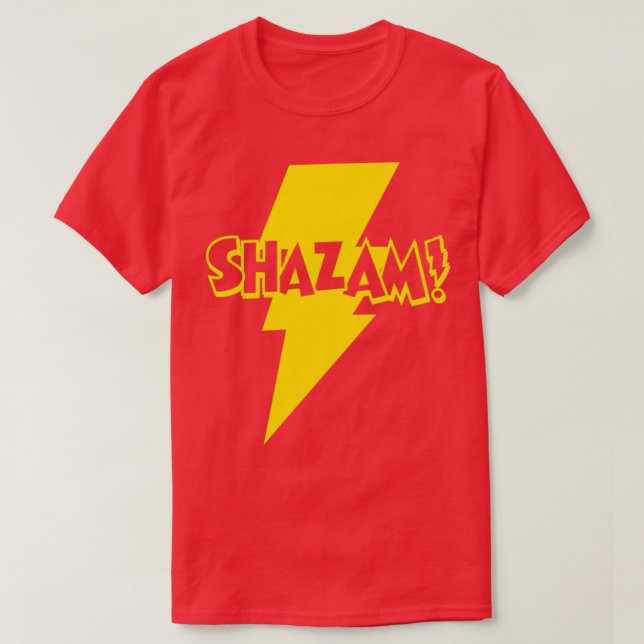 T-shirt SHAZAM 1 couleur or (Design devant)