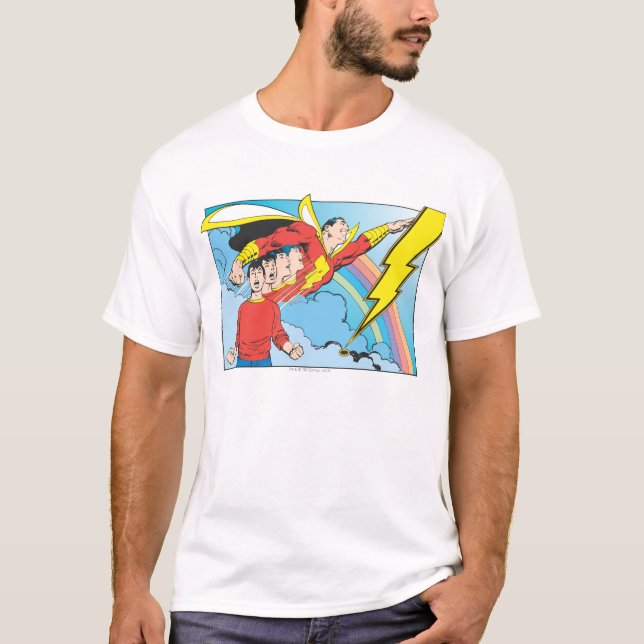T-shirt SHAZAM/Billy Batson (Devant)