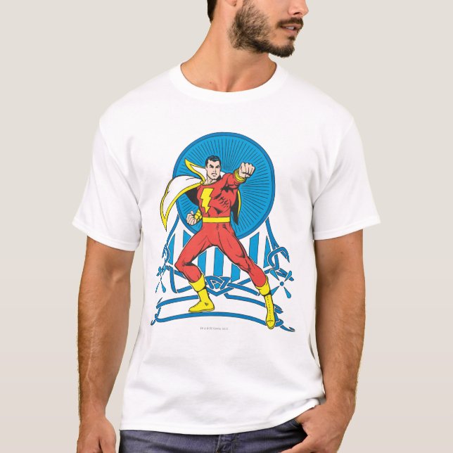 T-shirt SHAZAM dans la lutte (Devant)