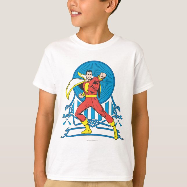 T-shirt SHAZAM dans la lutte (Devant)