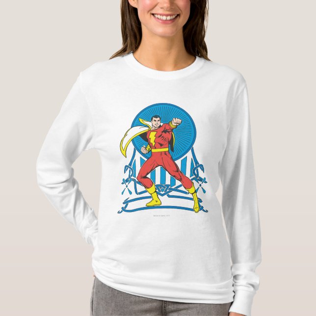 T-shirt SHAZAM dans la lutte (Devant)