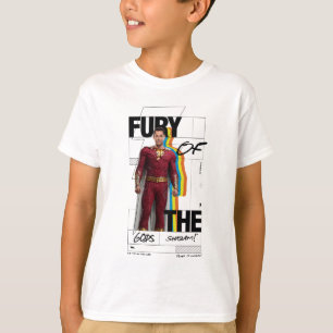 T-shirt SHAZAM ! Furie des dieux   Art de style d'album ré