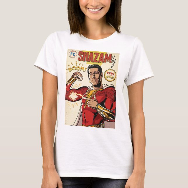 T-shirt SHAZAM ! Furie des dieux | Housse de bande dessiné (Devant)