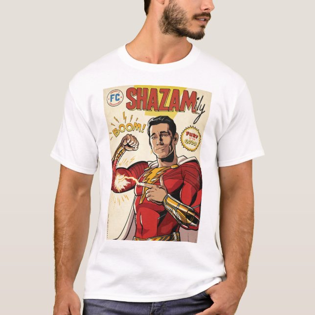 T-shirt SHAZAM ! Furie des dieux | Housse de bande dessiné (Devant)