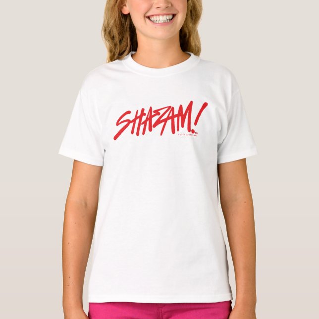 T-shirt SHAZAM ! Furie des dieux | Logo Red Marker (Devant)