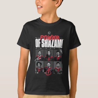 T-shirt SHAZAM ! Furie des dieux | Puissance du groupe SHA