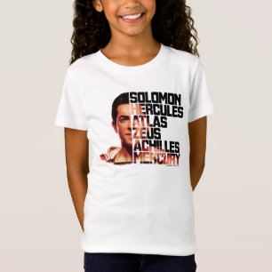 T-Shirt SHAZAM ! graphique d'acronymes de plan rapproché