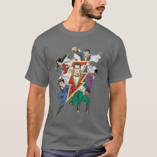 T-shirt SHAZAM ! graphique de famille de   Shazam