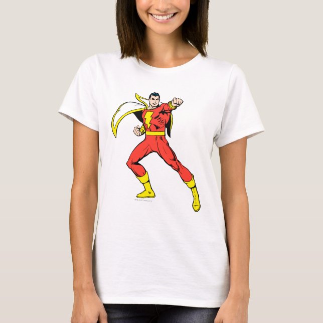 T-shirt Shazam prêt à combattre (Devant)