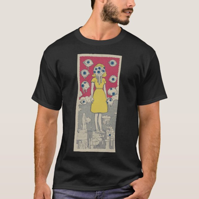 T-shirt She Dreamed in Eyes (Devant)
