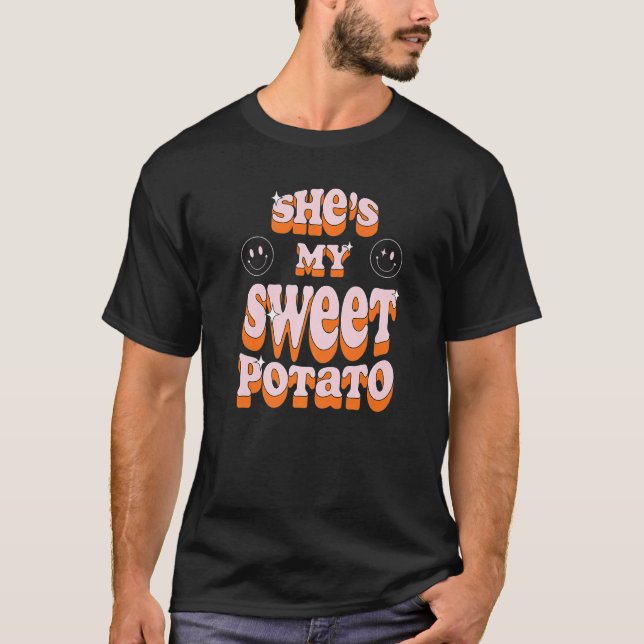 T-shirt She Is My Sweet Potato I Yam (Devant)