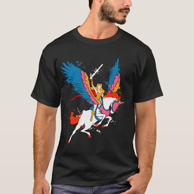 T-shirt She Ra garçon rétro (Devant)