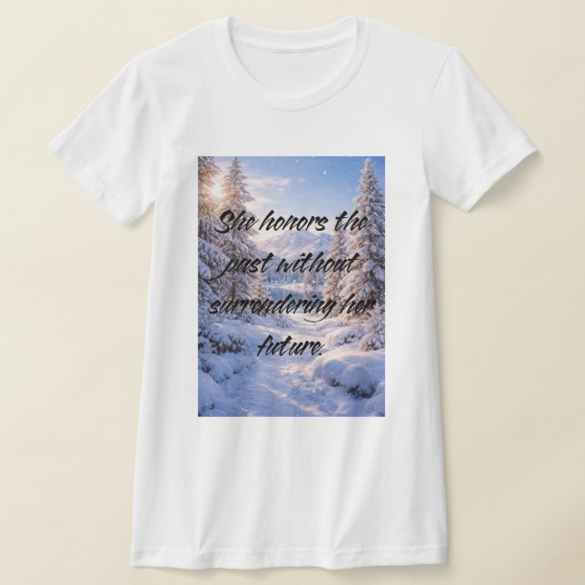 T-shirt She Stopped Apologizing - Affirmation Quotes (Poser)