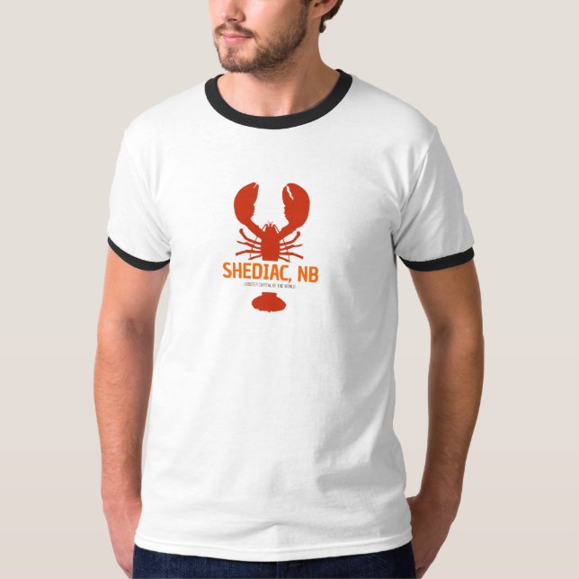 T-shirt Shediac Nouveau-Brunswick, Canada (homard) (Devant)
