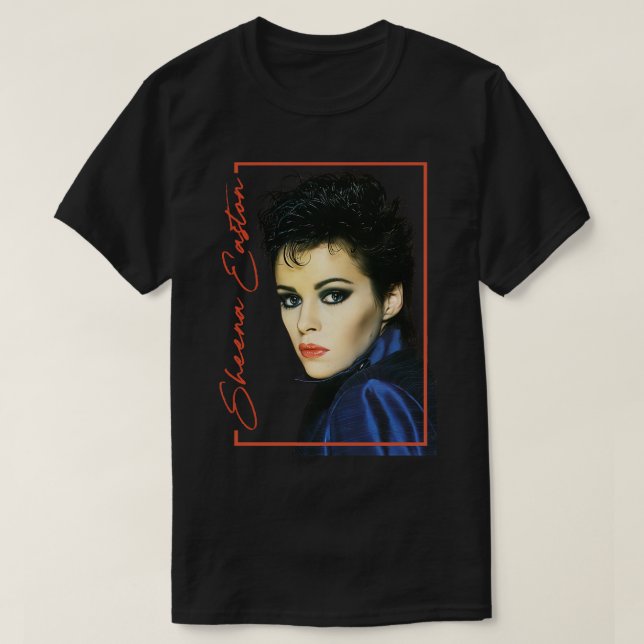 T-shirt Sheena Easton 80s Retro Fan Design (Design devant)