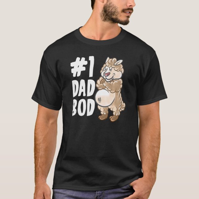 T-shirt Sheep Dad Best Dad Bod Daddy Lamb Papa Father's Da (Devant)