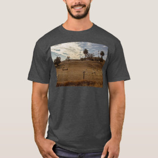 T-shirt Sheep Farm and Wind Turbines 1