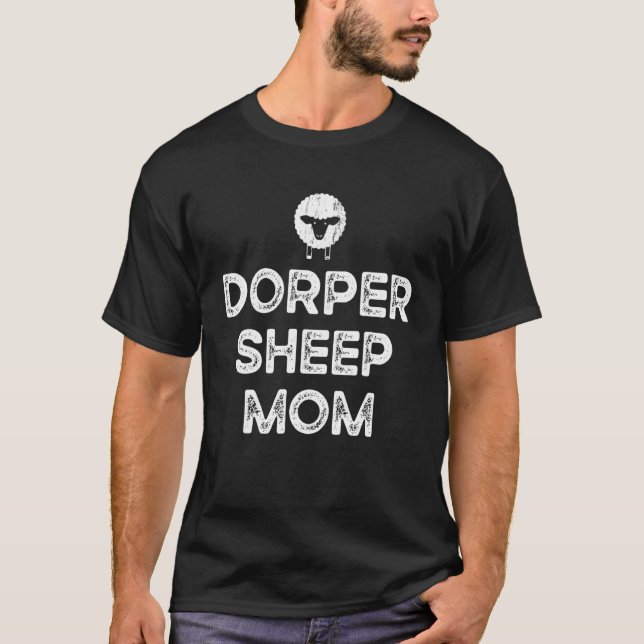 T-shirt Sheep Farmer Dad Father - Breeder Dorper Sheep_2 (Devant)
