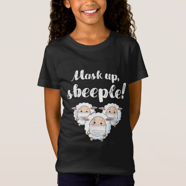 T-Shirt Sheep in mask | Animal Lovers (Devant)