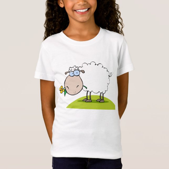 T-shirt Sheep Sheep Girls (Devant)