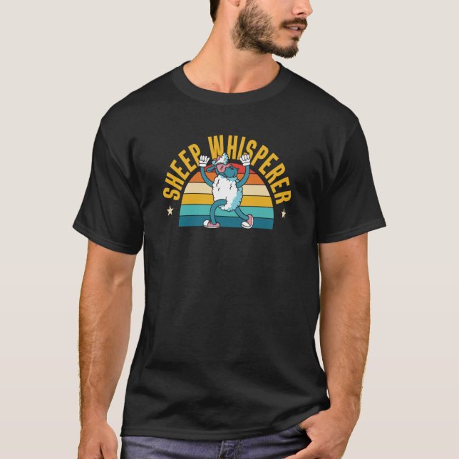 T-shirt Sheep Whisperer Sheep Farmer Rancher Sheep  1 (Devant)