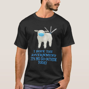 T-shirt Sheeple Sheeple Anti Vaccine Vax Masque Mandat