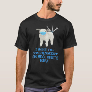 T-shirt Sheeple Sheeple Anti Vaccine Vax Masque Mandat