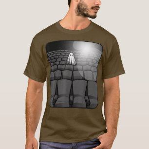 T-shirt Sheet Ghost Haunted Film Theatre Triste Théâtre Éf