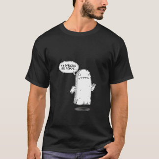 T-shirt Sheetz le fantôme faisant la danse de robot